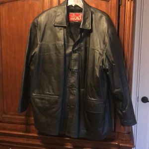 Men’s leather coat